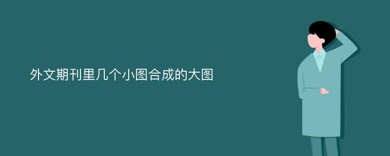 外文期刊里几个小图合成的大图